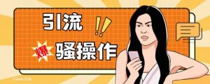 最新引流骚操作,单账号日引50-100,简单粗暴,适合于小白各行各业都可以进行操作,精准粉丝加到爆-资源云