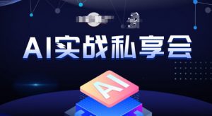 AI实战私享会,各种ai变现玩法,AI变现思路-资源云