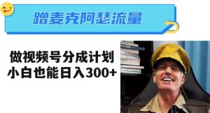 蹭麦克阿瑟热点,做视频号分成计划,小白三分钟一条日入300+【揭秘】-资源云