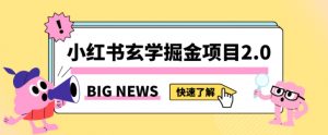 小红书玄学掘金项目,值得常驻的蓝海项目,日入3000+附带引流方法以及渠道【揭秘】-资源云