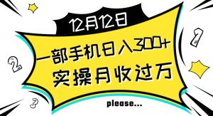 【全网变现首发】新手实操单号日入500+,渠道收益稳定,项目可批量放大【揭秘】-资源云