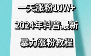 抖音最新暴力涨粉教程,视频去重,一天涨粉10w+,效果太暴力了,刷新你们的认知【揭秘】-资源云
