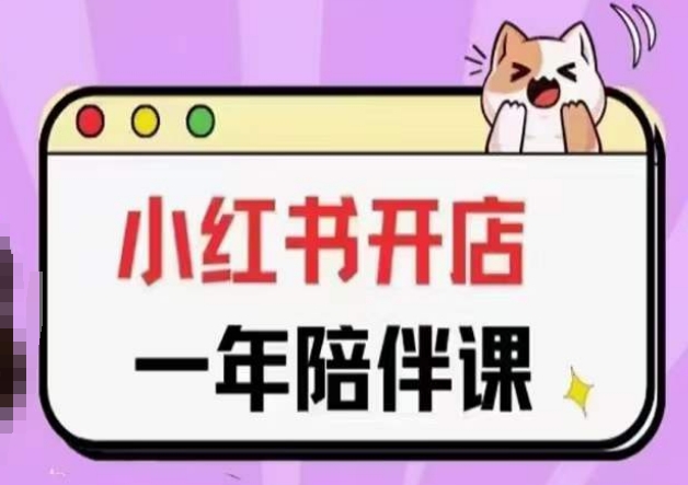 三九小红书开店一年陪伴课(更新)，从0到1玩赚小红书开店-资源云