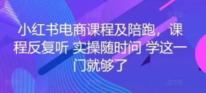 小红书电商课程及陪跑,课程反复听 实操随时问 学这一门就够了-资源云