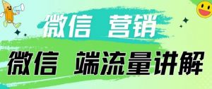 4.19日内部分享《微信营销流量端口》微信付费投流【揭秘】-资源云