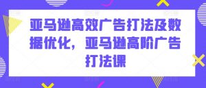 亚马逊高效广告打法及数据优化,亚马逊高阶广告打法课-资源云