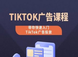 TikTok广告投放课程，从0-1实操课，带你快速入门TikTok广告投放-资源云
