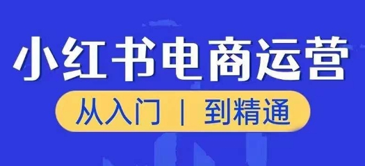 小红书电商运营课，从入门到精通，带你抓住又一个赚钱风口-资源云