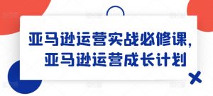 亚马逊运营实战必修课，亚马逊运营成长计划-资源云