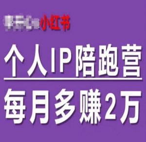 小红书个人IP陪跑营，60天拥有自动转化成交的双渠道个人IP，每月多赚2w-资源云