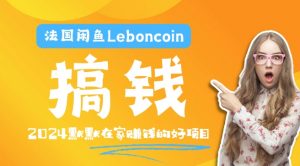 法国闲鱼Leboncoin跨境电商教程:环境邮箱电话解决产品上传及流量,悄悄赚钱【揭秘】-资源云