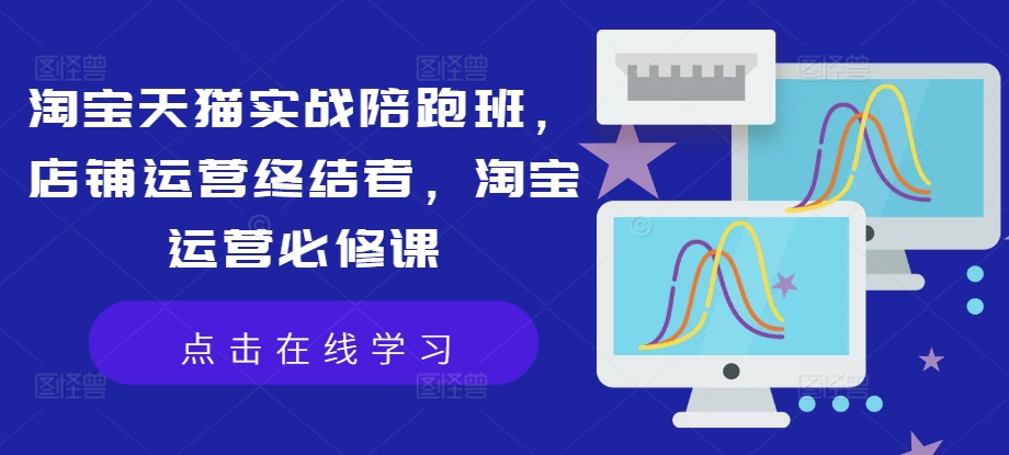 淘宝天猫实战陪跑班，店铺运营终结者，淘宝运营必修课-资源云
