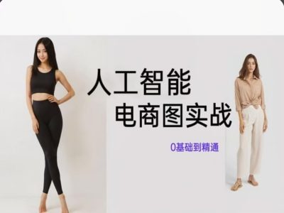 人工智能SD电商图实战，ai绘图0基础到精通-资源云