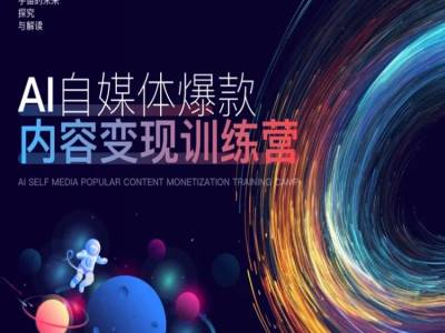 AI自媒体爆款内容变现训练营，20%底层逻辑，60%实操方法，20%案例拆解(即学即用)-资源云