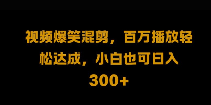 视频号零门槛，爆火视频搬运后二次剪辑，轻松达成日入1k【揭秘】-资源云