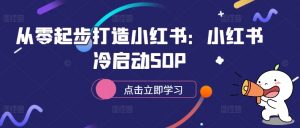 从零起步打造小红书：小红书冷启动SOP-资源云