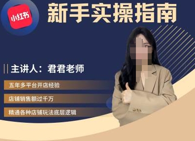 君君-小红书电商从入门到精通，新手实操指南-资源云