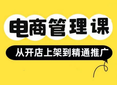 小红书&闲鱼开店从开店上架到精通推广，电商管理课-资源云