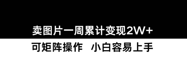 小红书【卖图片】一周累计变现2W+小白易上手-资源云