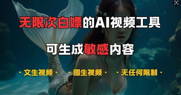 超强大的AI视频工具，可免费无限次白嫖，无任何限制，支持创作音乐，文生视频，图生视频【揭秘】-资源云
