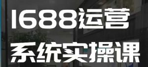 1688高阶运营系统实操课,快速掌握1688店铺运营的核心玩法-资源云