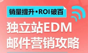 销量提升•ROI破百 独立站EDM邮件营销攻略,如何通过邮件营销每年获得100万美金销售额!-资源云