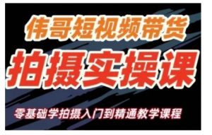 短视频带货拍摄实操课,零基础学拍摄入门到精通教学-资源云