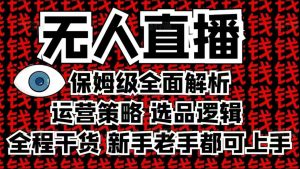 2025无人直播这么做就对了,保姆级全面解析,全程干货,新手老手都可上手-资源云