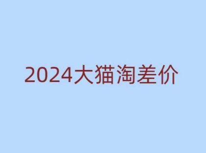 2024版大猫淘差价课程，新手也能学的无货源电商课程-资源云