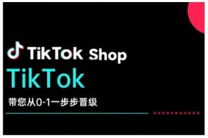 TikTok Shop带您从0-1一步步晋级,开启电商新征程,在TikTok商业领域实现突破与成长-资源云