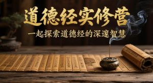 道德经实修营,一起探索道德经的深邃智慧-资源云