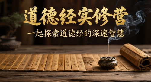 道德经实修营，一起探索道德经的深邃智慧-资源云