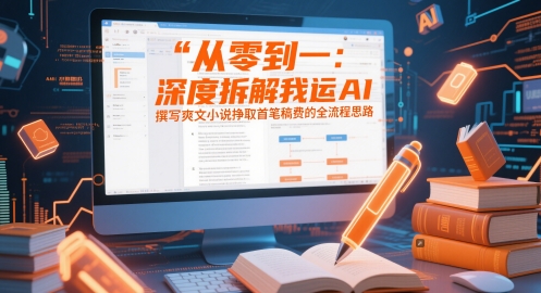 从零到一：深度拆解我运用AI撰写爽文小说挣取首笔稿费的全流程思路-资源云