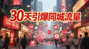 30天引爆同城流量:团购篇 认知篇 流量篇 来客篇 达人篇 老板人设IP篇 投流篇-资源云