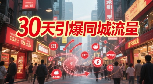 30天引爆同城流量：团购篇 认知篇 流量篇 来客篇 达人篇 老板人设IP篇 投流篇-资源云