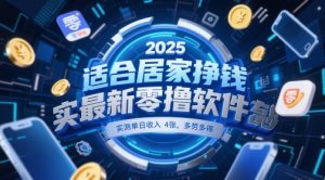 适合居家挣钱2025最新零撸软件,实测单日收入4张,多劳多得 一部手机即可操作【揭秘】-资源云