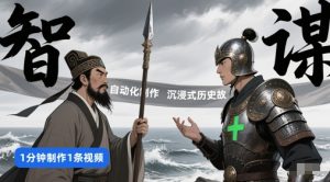 扣子工作流一键生成沉浸式历史故事,一天工作量,3分钟搞定-资源云