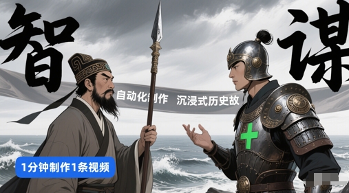 扣子工作流一键生成沉浸式历史故事，一天工作量，3分钟搞定-资源云