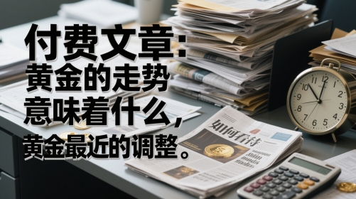 付费文章：黄金的走势意味着什么，如何看待黄金最近的调整-资源云
