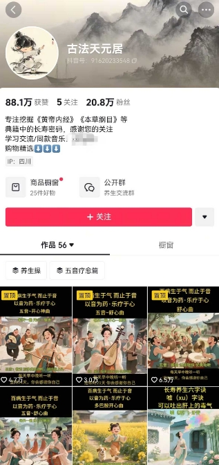 古法五音养生教程，五音疗愈的视频的制作方法，2-4小时就能学会，作者10天涨粉10W-资源云