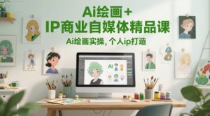 Ai绘画+IP商业自媒体精品课,Ai绘画实操,个人ip打造-资源云