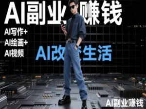 AI改变生活(Ai写作+AI绘画+Ai视频),AI副业挣钱-资源云