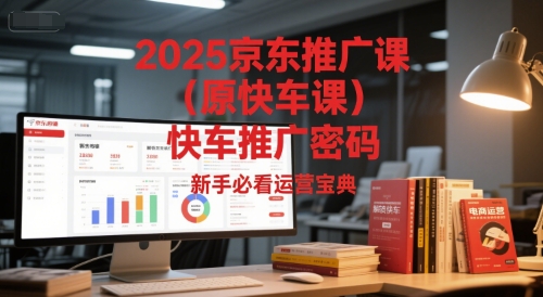 2025京东推广课（原快车课）解锁京东快车推广密码，新手必看运营宝典-资源云