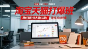 淘宝天猫打爆班原创高阶技术第69期：淘宝从0到爆-资源云