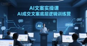 AI文案实操课，AI成交文案底层逻辑训练营-资源云
