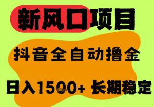 最新风口抖音无人直播掘金,纯暴力项目,无人撸音浪,全自动运行日入1.5k+,可矩阵放大【揭秘】-资源云