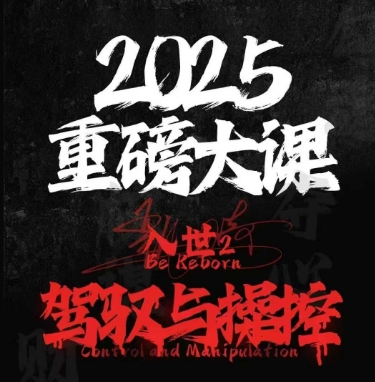 2025重磅大课 入世2 驾驭与控制-资源云