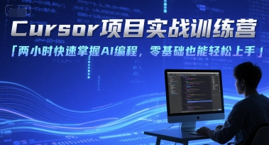 Cursor项目实战训练营，两小时快速掌握AI编程，零基础也能轻松上手-资源云