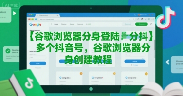 谷歌浏览器分身登陆多个抖音号，谷歌浏览器分身创建教程-资源云