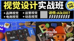 【aiki007视觉设计实战班第6期】[19.45GB]-资源云